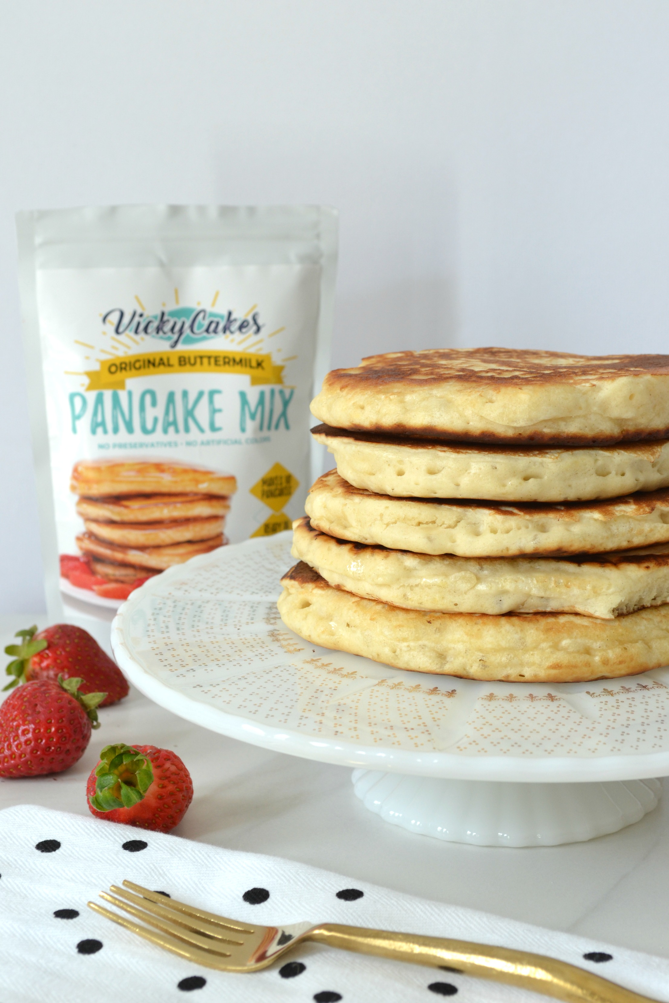 Easy Strawberry Compote + The BEST Pancake & Waffle Mix!