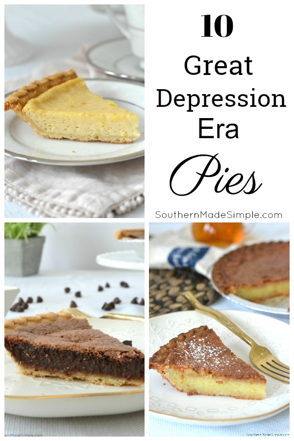 Depression Era Pies