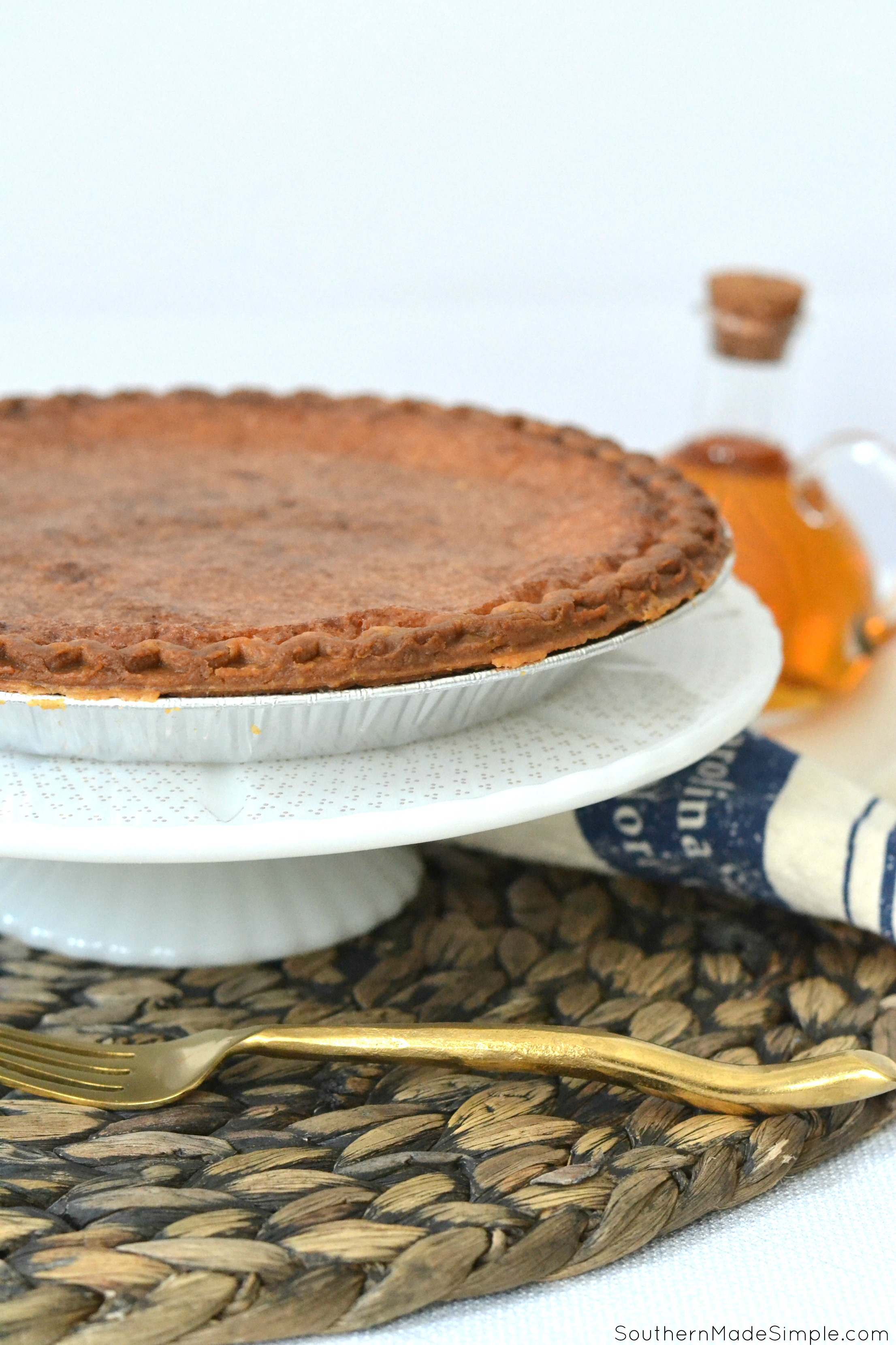 Old Fashioned Vinegar Pie - this old time classic was a product of The Great Depression Era, but it's custard like texture and sweet with a hint of tangy flavor profile is the reason it's forever here to stay! #vinegarpie #oldfashionedpie #pie