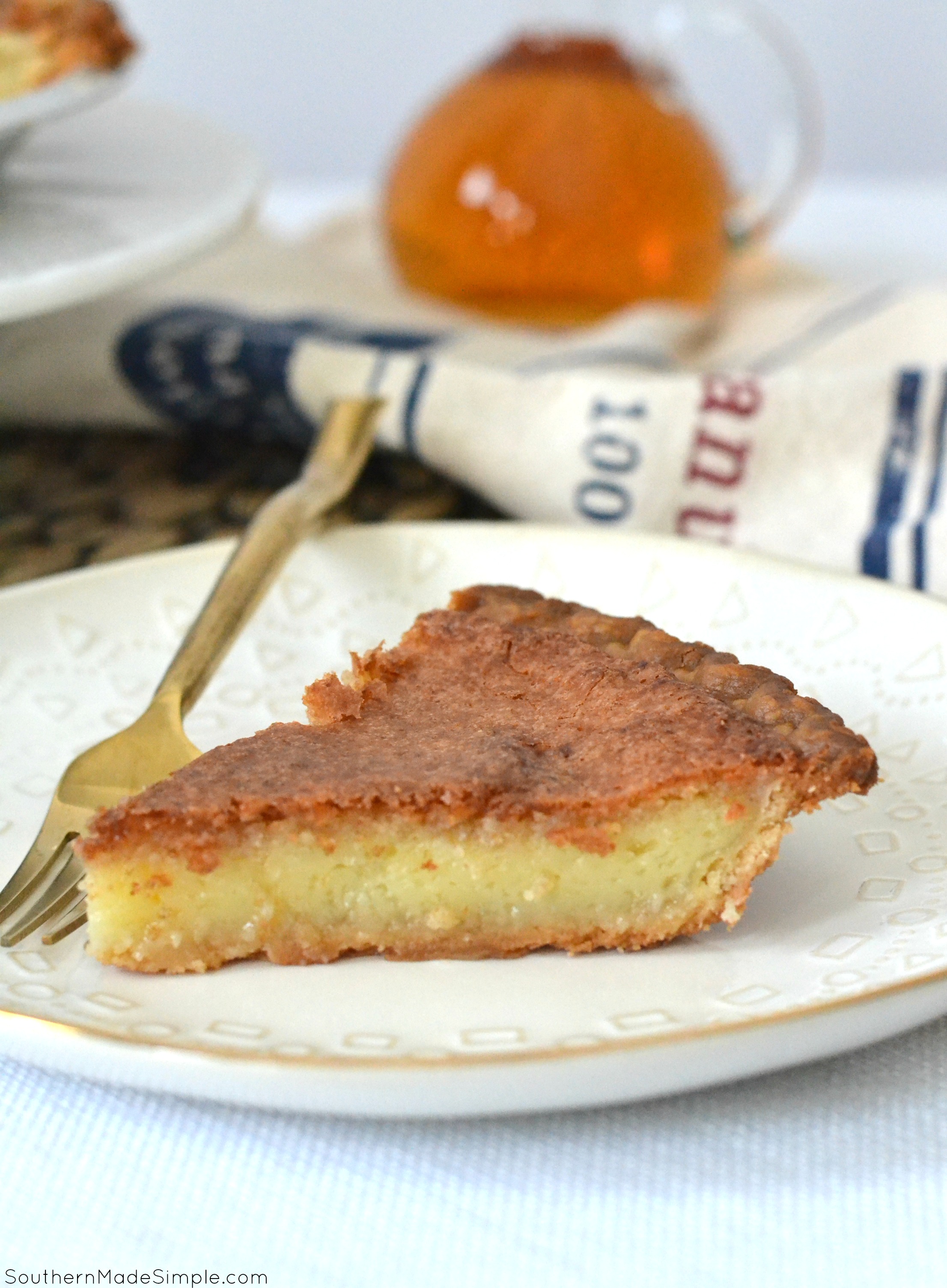 Old Fashioned Vinegar Pie - this old time classic was a product of The Great Depression Era, but it's custard like texture and sweet with a hint of tangy flavor profile is the reason it's forever here to stay! #vinegarpie #oldfashionedpie #pie