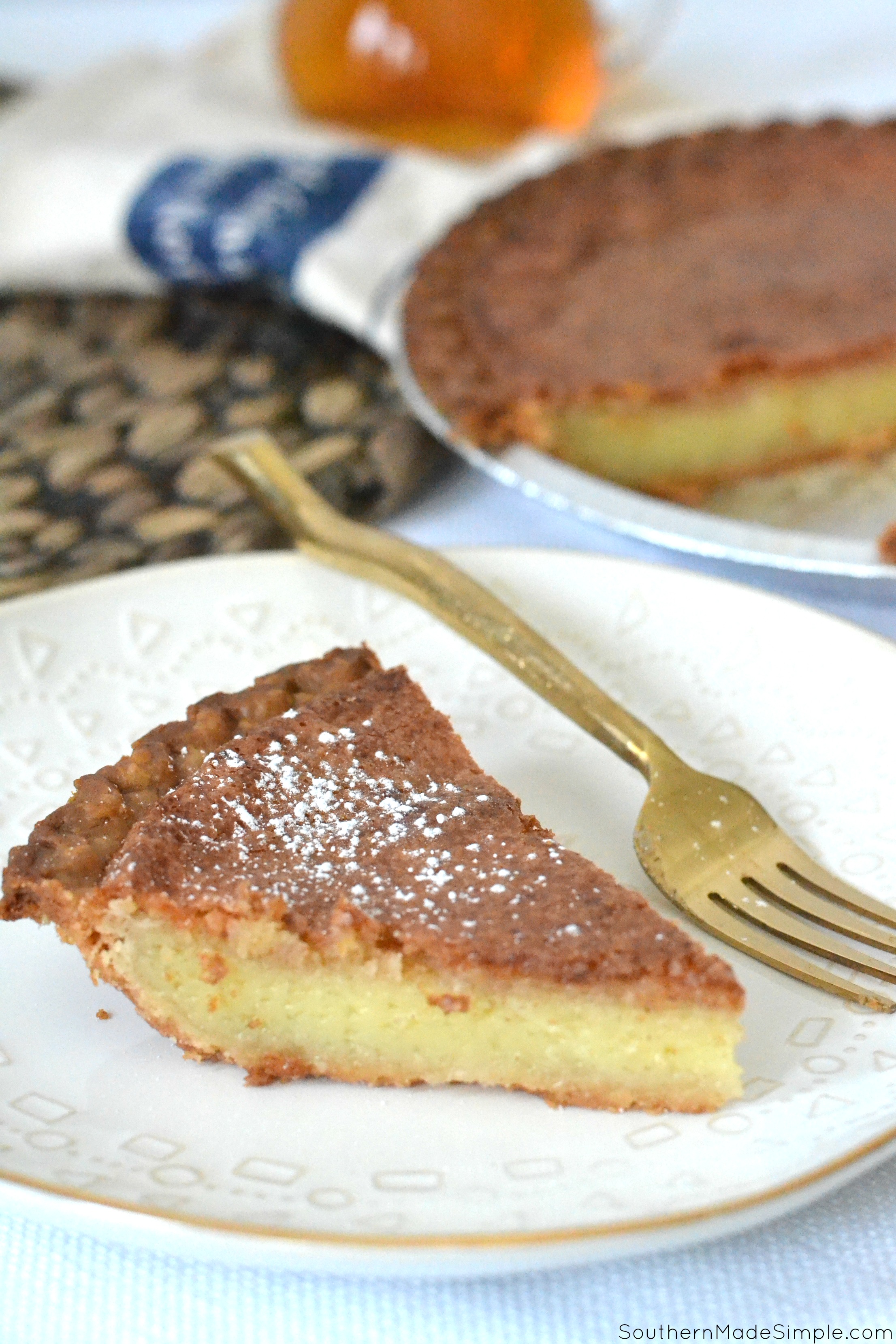 Old Fashioned Vinegar Pie - this old time classic was a product of The Great Depression Era, but it's custard like texture and sweet with a hint of tangy flavor profile is the reason it's forever here to stay! #vinegarpie #oldfashionedpie #pie