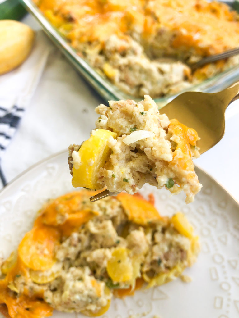 Squash and Zucchini Stuffing Casserole Southern Made Simple