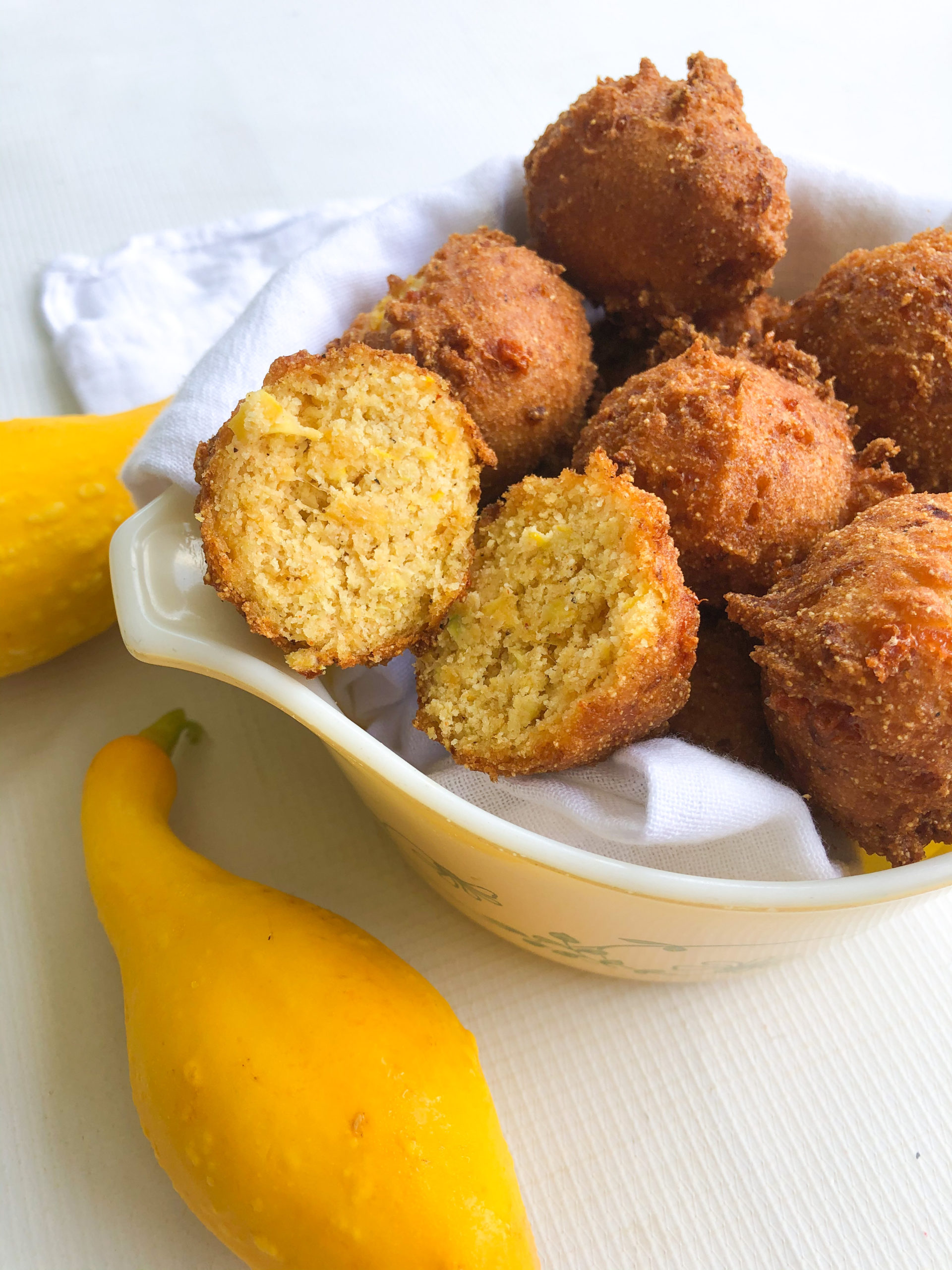 Squash & Cheddar Hush Puppies