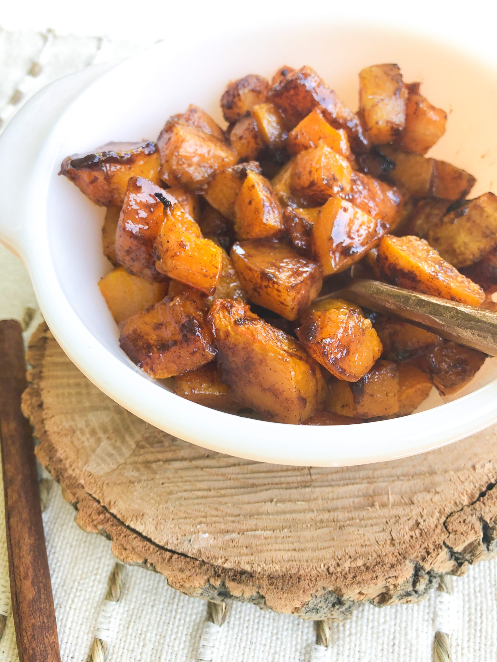 Brown Sugar Cinnamon Roasted Butternut Squash