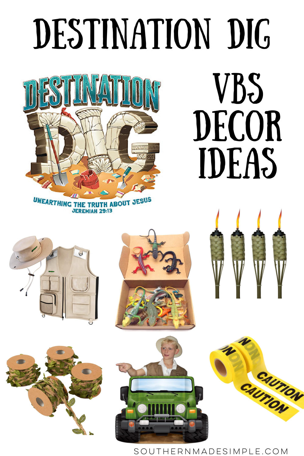 Destination Dig VBS Decor Ideas