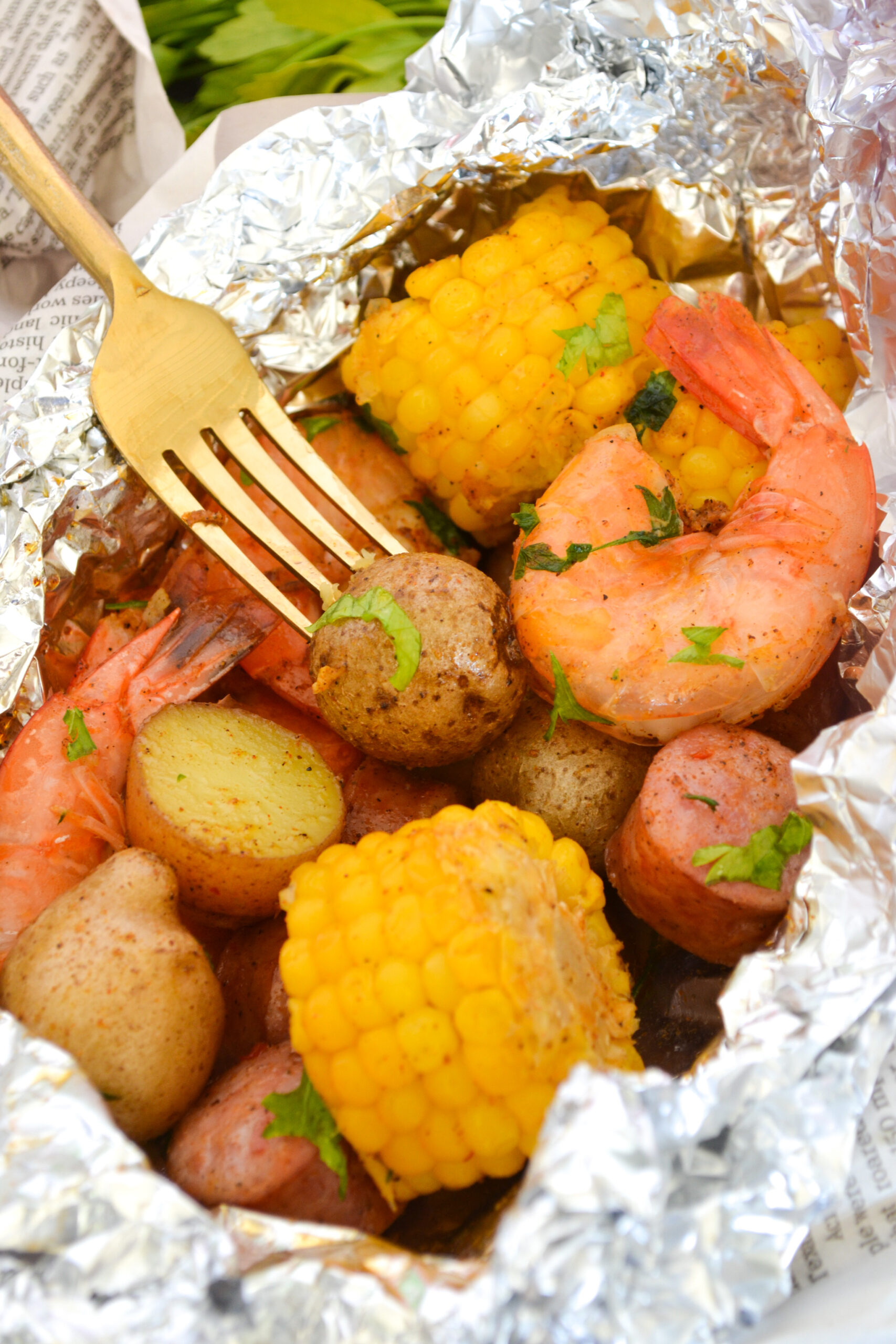 Low Country Boil Foil Packs