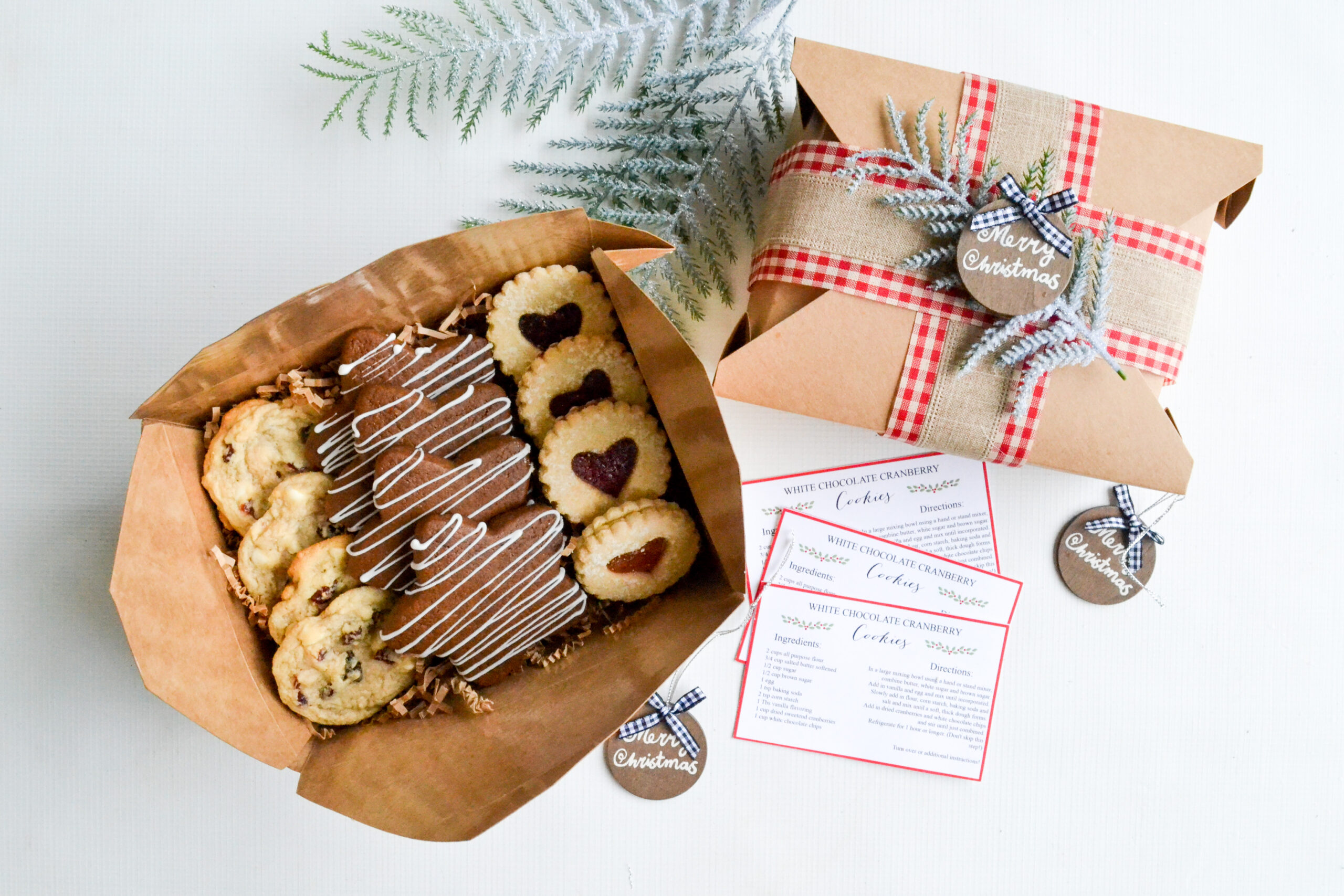 DIY Holiday Cookie Exchange Boxes