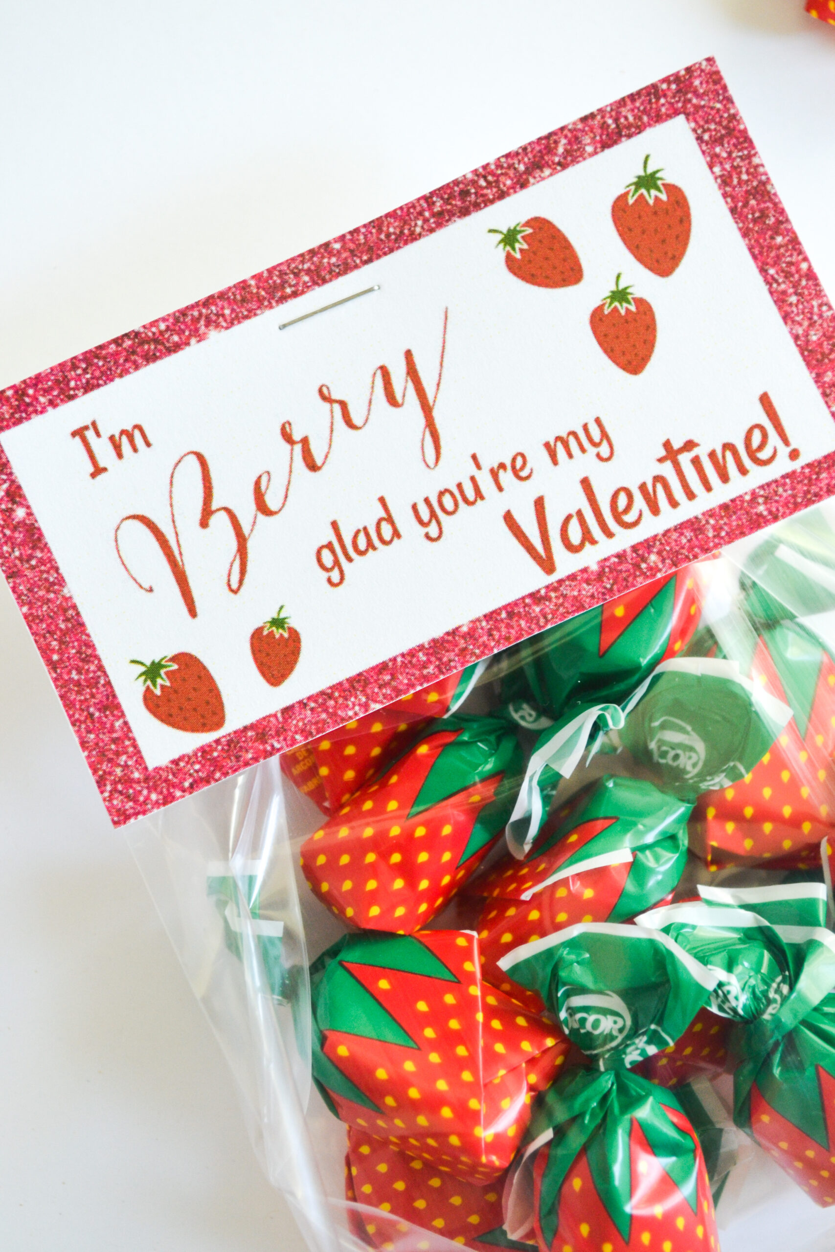 Free Printable: I'm Berry Glad You're My Valentine
