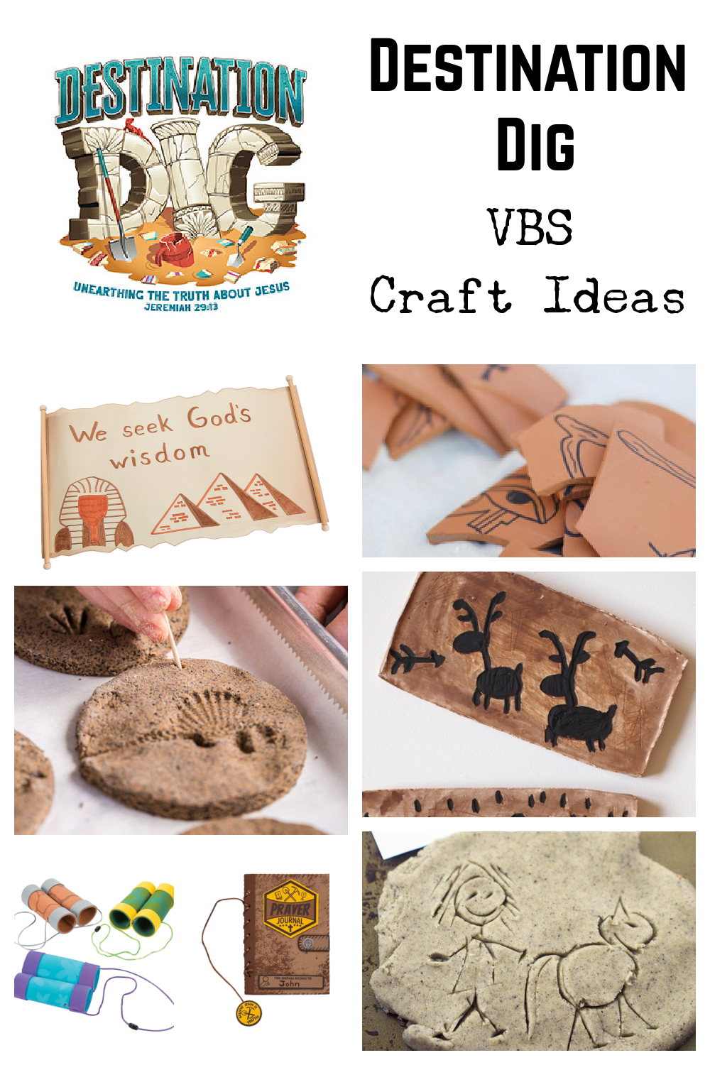 Destination Dig VBS Craft Ideas