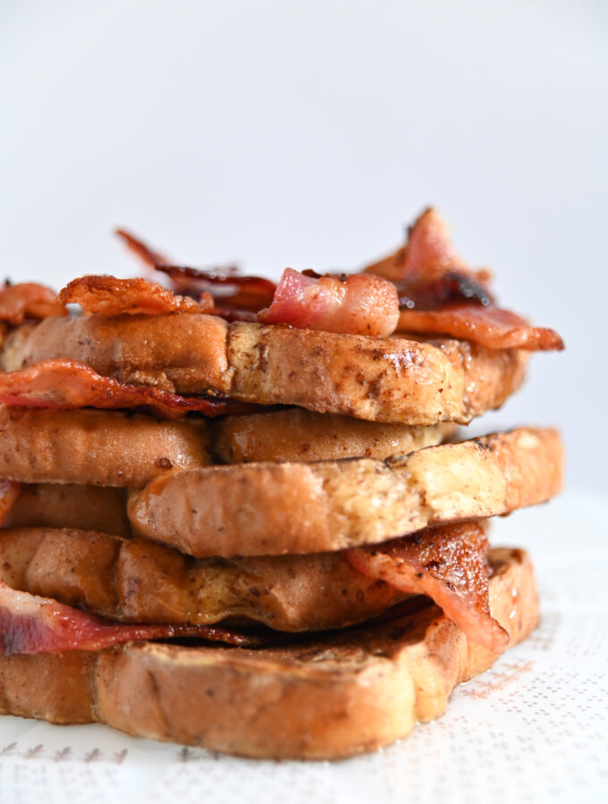 Father's Day Breakfast: Bacon Bourbon French Toast Stacks